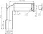 Preview: Siphonanschlusswinkel DN40/50 für Siphonrohre DN32 und DN40 HL34